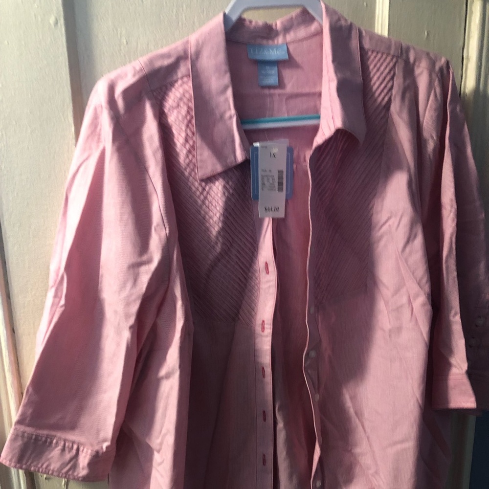 Liz & Me Womens Top - 1x Pink